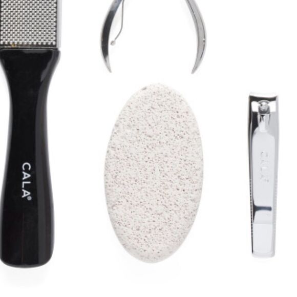 CALA Men’s Proffesional Grade Pedicure Care Kit Travel Set of 4 - Picture 4 of 6